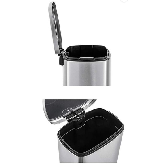 QUALIAZERO 50L/13Gal Stainless Steel Commercial/Kitchen Trash Can NEW! MSRP:110$ - Picture 5 of 6
